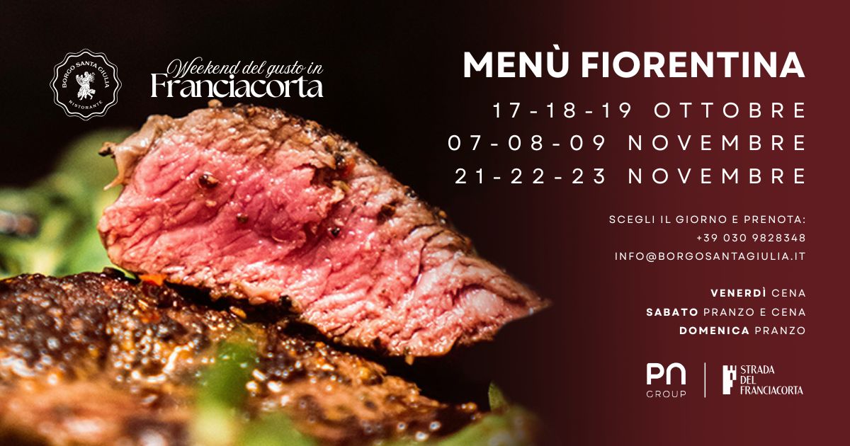 Menù Fiorentina – Ottobre e Novembre 2025