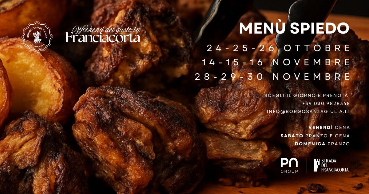 Menù Spiedo – Ottobre e Novembre 2025